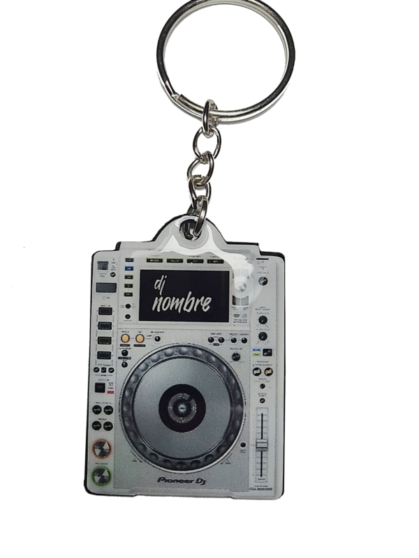 llavero exclusivo para dj personalizable