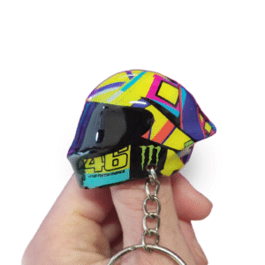 Llavero casco 3D personalizable V. Rossi