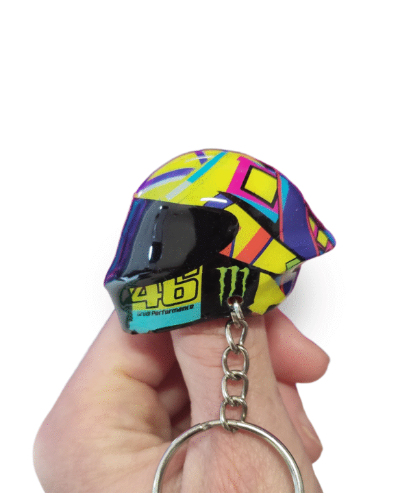 Llavero casco 3D personalizable V. Rossi