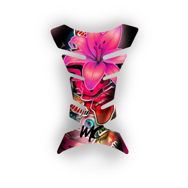 Adhesivo protector flower pink