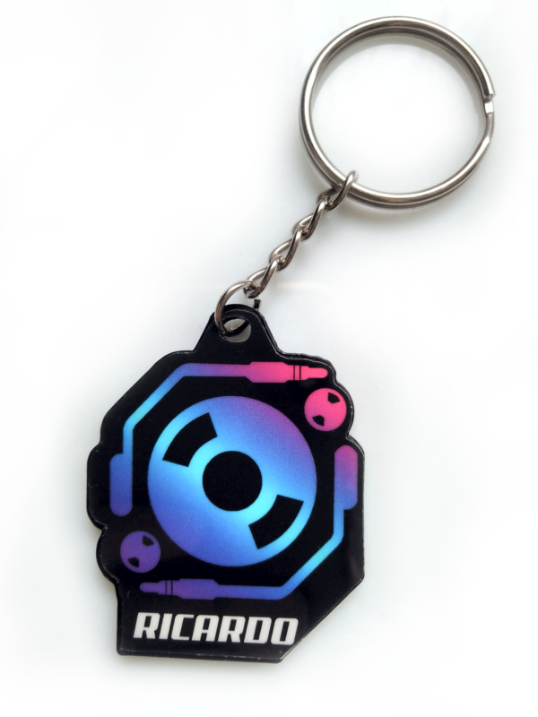 Llavero para DJ personalizable
