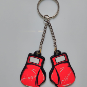 Llaveros guantes de boxeo doble personalizados