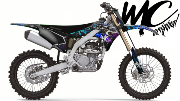 kit de adhesivos Kawasaki shark