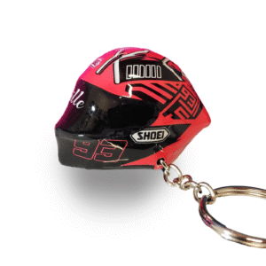 Llavero casco replica 3D  Marc Márquez personalizable