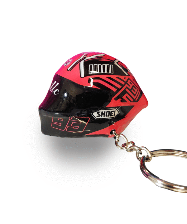 Llavero casco replica 3D  Marc Márquez personalizable