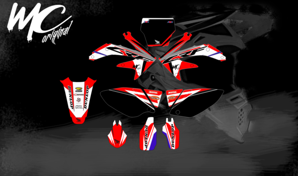 Adhesivos Honda  vector factory