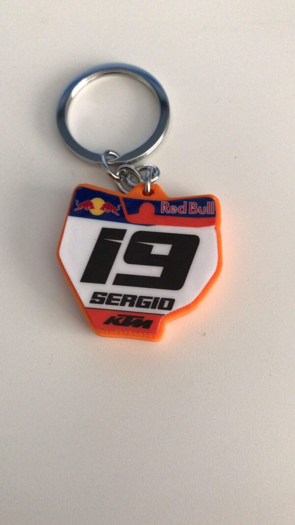 Llavero careta de motocross racing