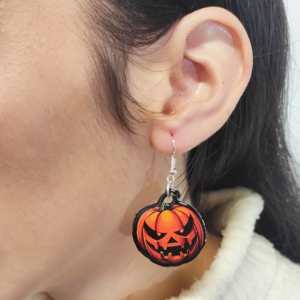 pendientes calabazas de Halloween