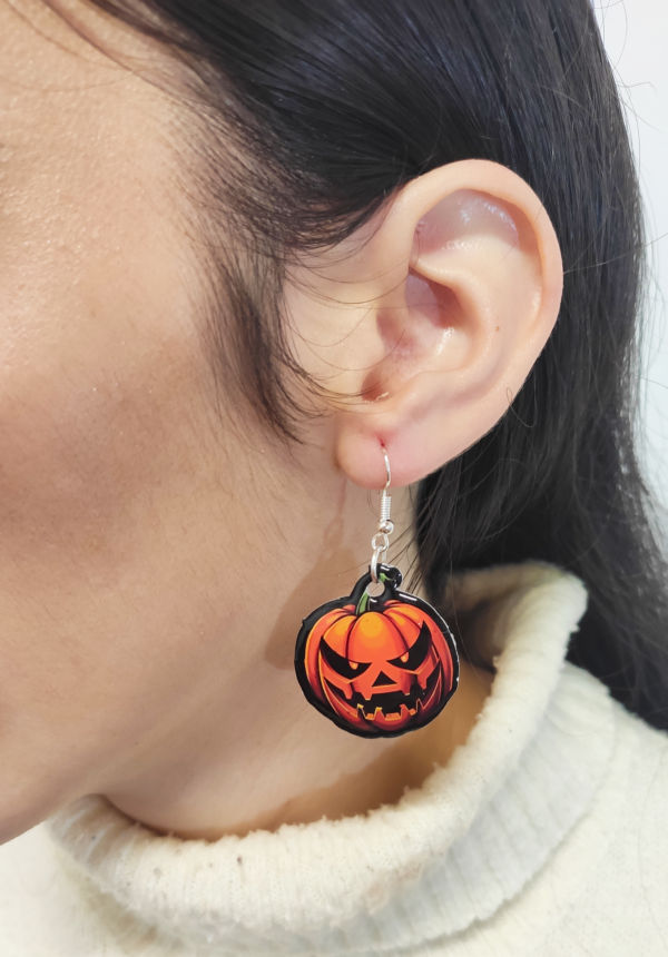 pendientes calabazas de Halloween