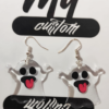 `pendientes fantasmas halloween