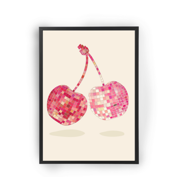 Poster  cerezas cristal