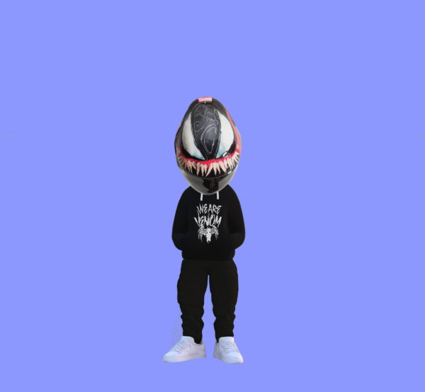 Figura piloto motero urban  Venom